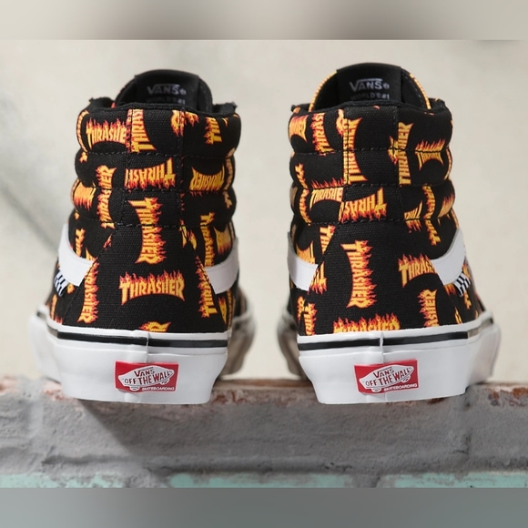 Vans X Thrasher Skate Sk8-Hi *NWT* - Picture 6 of 11